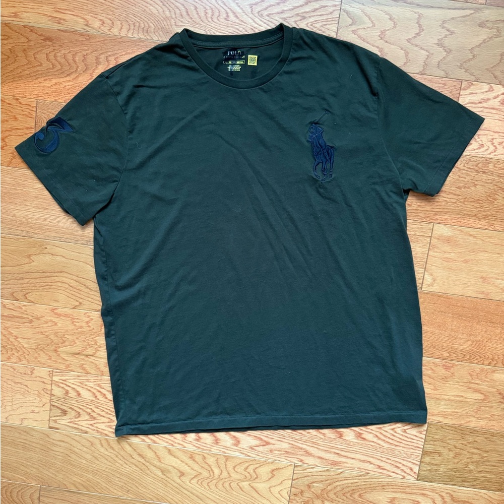 Polo Ralph Lauren green big pony tee men’s xl embroidered logo #3 sleeve